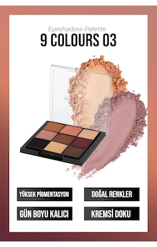 Eyeshadow Palette 9 Colours 03 Diğer Eyeshadow Palette 9 Colours 03 Diğer