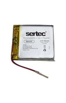 Sertec 503337 3.7v 750 Mah Li-polymer Pil Devreli/1.5a Sertec 503337 3.7v 750 Mah Li-polymer Pil Devreli/1.5a