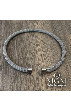 Çelik Erkek Çelik Bileklik - Ebl0006 Gümüş