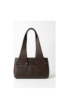 Levano Leather Hakiki Deri Kadın Omuz Çantası Büyük Şık Deri El Ve Omuz Çantası, Günlük Tote Çanta 40x20 Koyu Kahverengi Levano Leather Hakiki Deri Kadın Omuz Çantası Büyük Şık Deri El Ve Omuz Çantası, Günlük Tote Çanta 40x20 Koyu Kahverengi