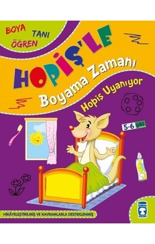 Hopiş Uyanıyor - Hopişle Boyama Zamanı - Boya Tanı Öğren- Timaş Çocuk Hopiş Uyanıyor - Hopişle Boyama Zamanı - Boya Tanı Öğren- Timaş Çocuk