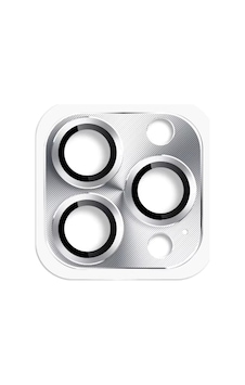 iPhone Uyumlu 16 Pro Max Pers Alüminyum Kamera Lens - Gümüş iPhone Uyumlu 16 Pro Max Pers Alüminyum Kamera Lens - Gümüş