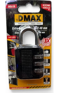 Şifreli Asma Kilit 30 Mm Dmx4195 Şifreli Asma Kilit 30 Mm Dmx4195