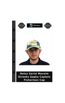 Terrien Delux Serisi Mevsim Üniseks Şapka Captain Fisherman Cap Camo Red Terrien Delux Serisi Mevsim Üniseks Şapka Captain Fisherman Cap Camo Red