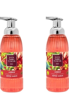 Eyüp Sabri Tuncer Zeytinyağlı Amber Köpük Sabun 500ml X 2 Adet Eyüp Sabri Tuncer Zeytinyağlı Amber Köpük Sabun 500ml X 2 Adet