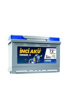 İnci 12V 72 Ah Amper 700 Formul A Taurus Akü İnci 12V 72 Ah Amper 700 Formul A Taurus Akü