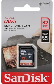 Sandisk 32Gb Sd 100Mb/S Hafıza Kartı Sandisk 32Gb Sd 100Mb/S Hafıza Kartı