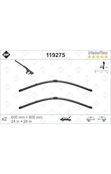 Sılecek - 822 - Supurgesı Takımı 600mm / 600mm Mercedes C-class W204 - Spt-gld - S204 Swf Sılecek - 822 - Supurgesı Takımı 600mm / 600mm Mercedes C-class W204 - Spt-gld - S204 Swf