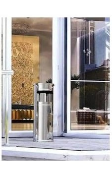 Kolon Tip Küllüklü Dış Mekan Metal Çöp Kovası 28x60 CM 9998717429 Kolon Tip Küllüklü Dış Mekan Metal Çöp Kovası 28x60 CM 9998717429