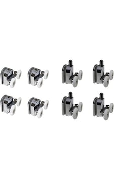 Duşakabin Tekerleği 8li Set Cam Kabin Tekeri Rulman Tamir Takımı 24 Mm Krom Duşakabin Tekerleği 8li Set Cam Kabin Tekeri Rulman Tamir Takımı 24 Mm Krom