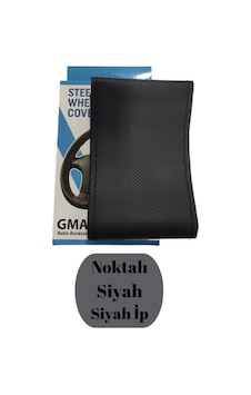 Direksiyon Kılıfı Sarmalı Dikmeli Lüks Noktalı Model Siyah Siyah İp Glz02420410 1 Adet Direksiyon Kılıfı Sarmalı Dikmeli Lüks Noktalı Model Siyah Siyah İp Glz02420410 1 Adet