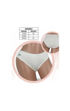 Dondeza Deza Lüx Bambu 3'Lü Rahat Hassas Ciltler Için Xl Beyaz Beyaz Kadın Külot Beyaz Dondeza Deza Lüx Bambu 3'Lü Rahat Hassas Ciltler Için Xl Beyaz Beyaz Kadın Külot Beyaz