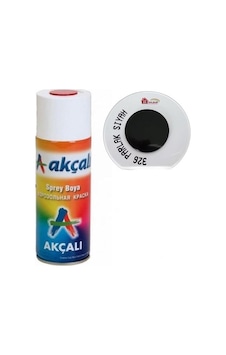 Akçalı Sprey Boya 326 Parlak Siyah 400 ml SPBOY324AKE Akçalı Sprey Boya 326 Parlak Siyah 400 ml SPBOY324AKE