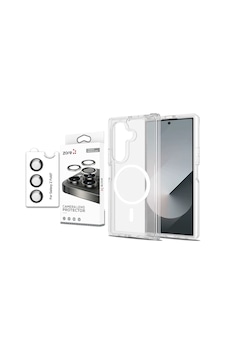 Vendas Samsung Uyumlu Galaxy Z Fold 7 Kılıf Magsafe Şarj Özellikli Şeffaf Sert Pc Zore Embos Kapak + Safir Kamera Lens Koruyucu Vendas Samsung Uyumlu Galaxy Z Fold 7 Kılıf Magsafe Şarj Özellikli Şeffaf Sert Pc Zore Embos Kapak + Safir Kamera Lens Koruyucu