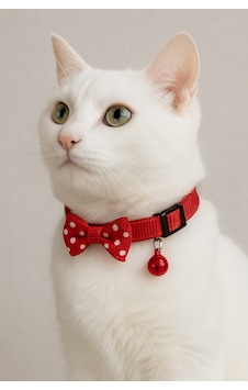 Mıt Kedi Boyun Tasması Papyonlu Mıt Kedi Boyun Tasması Papyonlu