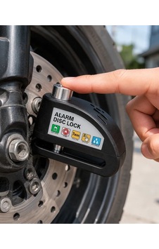 Astraltech Alarm Sensörlü Disk Kilidi 7 Mm Çelik Pimli Astraltech Alarm Sensörlü Disk Kilidi 7 Mm Çelik Pimli
