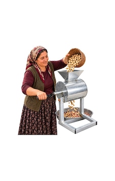 Powermaster Pm-38902 Manuel Yer Fıstığı Soyma Makinesi Metal Profil Gövdeli Powermaster Pm-38902 Manuel Yer Fıstığı Soyma Makinesi Metal Profil Gövdeli