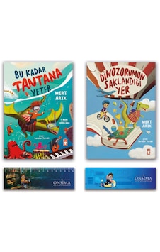 Timaş Çocuk Bu Kadar Tantana Yeter - Dinozorumun Saklandığı Yer Set 2 Kitap - Mert Arık Timaş Çocuk Bu Kadar Tantana Yeter - Dinozorumun Saklandığı Yer Set 2 Kitap - Mert Arık