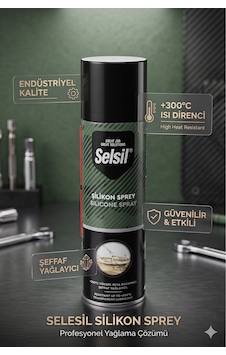 Selsil Silikon Sprey Yağlayıcı Ve Koruyucu 500 Ml Selsil Silikon Sprey Yağlayıcı Ve Koruyucu 500 Ml