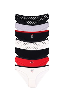 Sebatingo Kadın Külot Bikini Pamuklu Çok Renkli 7 Li Paket 37000-480-459 S Çok Renkli1 Sebatingo Kadın Külot Bikini Pamuklu Çok Renkli 7 Li Paket 37000-480-459 S Çok Renkli1
