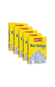 Buz Torbası 196 Küp - 5 Paket Buz Torbası 196 Küp - 5 Paket