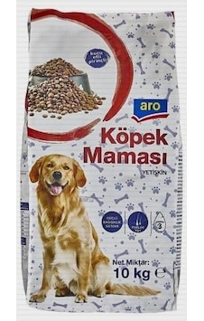 Aro Kuzu Etli Pirinçli Yetişkin Kuru Köpek Maması 10 KG