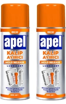 Apel Bk30 Kalıp Ayırıcı Sprey 400 Ml X 2 Adet Apel Bk30 Kalıp Ayırıcı Sprey 400 Ml X 2 Adet
