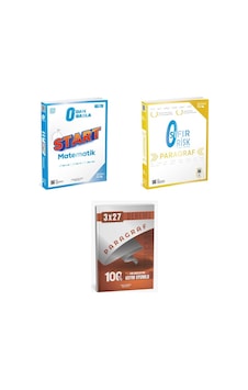 2027 2027 Tyt Üçdörtbeş Sıfırdan Başla Start Matematik + Paragraf Sıfır Risk + Anla Kazan Paragraf Deneme 3'lü Set 2027 2027 Tyt Üçdörtbeş Sıfırdan Başla Start Matematik + Paragraf Sıfır Risk + Anla Kazan Paragraf Deneme 3'lü Set