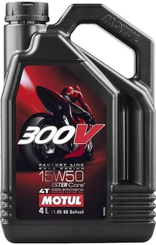Motul 300V Fl 15W-50 4 Zamanlı Motosiklet Motor Yağı 4T 4 L Motul 300V Fl 15W-50 4 Zamanlı Motosiklet Motor Yağı 4T 4 L