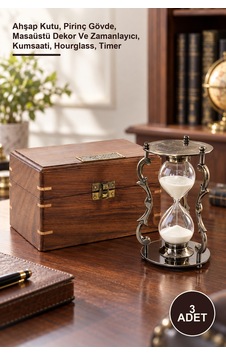 3 Adet Ahşap Kutulu Pirinç Kum Saati Ahşap Kutu, Pirinç Gövde, Masaüstü Dekor Ve Zamanlayıcı, Kumsaati, Hourglass, Timer 1 3 Adet Ahşap Kutulu Pirinç Kum Saati Ahşap Kutu, Pirinç Gövde, Masaüstü Dekor Ve Zamanlayıcı, Kumsaati, Hourglass, Timer 1
