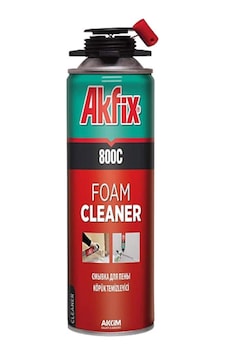 Akfix 800C Poliüretan Köpük Temizleyici Sprey 500 ML Akfix 800C Poliüretan Köpük Temizleyici Sprey 500 ML