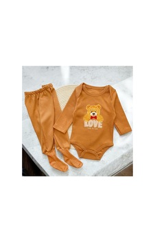 Altıntaş Baby Ayıcıklı Çoraplı Pijamalı 2 Li Body Ve Zıbın Takımı Kahverengi Kahverengi Altıntaş Baby Ayıcıklı Çoraplı Pijamalı 2 Li Body Ve Zıbın Takımı Kahverengi Kahverengi