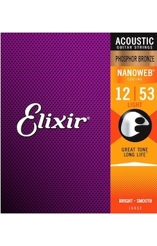 Elixir 012-053 Fosfor Bronz Akustik Gitar Teli 16052 Elixir 012-053 Fosfor Bronz Akustik Gitar Teli 16052