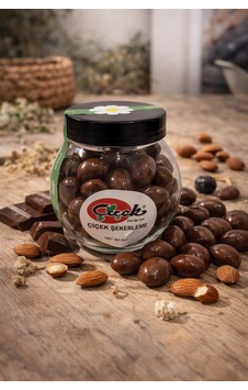 Bademli Bitter Çikolata Draje 100 Gr