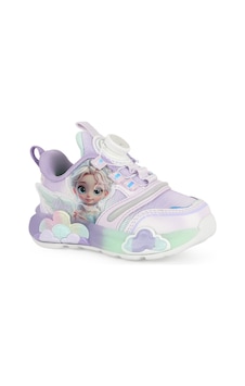 Pepino 2230 Kız Bebek Sevimli Masal Prensesi Figürlü Otomatik Döner Kilitli Hafif Işıklı Taban Lila Spor Sneaker