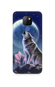 General Mobile Gm 20 Uyumlu Kurt Ve Ay Desenli Silikon Kılıf General Mobile Gm 20 Uyumlu Kurt Ve Ay Desenli Silikon Kılıf