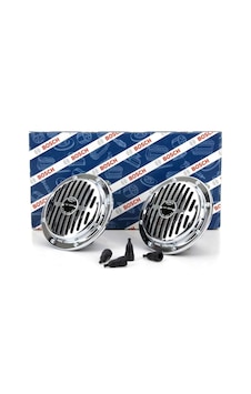 Yüksek Ses Süperton Büyük Kafa Nikelaj Korna 12v 325/400 Hz 110 Db Yüksek Ses Süperton Büyük Kafa Nikelaj Korna 12v 325/400 Hz 110 Db