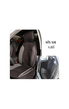 Renault Megane 4 Hatchback 2016-2020 Oto Koltuk Minderi Ön Arka 5'li Takım Siyah Gri Scr Renault Megane 4 Hatchback 2016-2020 Oto Koltuk Minderi Ön Arka 5'li Takım Siyah Gri Scr