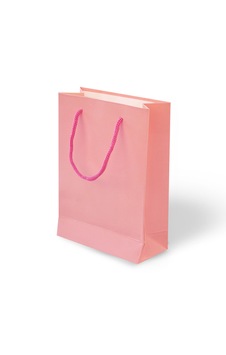 Pembe Lüks Karton Çanta 20x25cm Pakette 24 Adet Pembe Lüks Karton Çanta 20x25cm Pakette 24 Adet