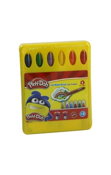 Play-Doh 6 Renk Jel Crayon Mum Boya Pp Kutu Play-Doh 6 Renk Jel Crayon Mum Boya Pp Kutu