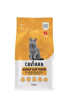 Caviara Tavuklu Kısırlaştırılmış Yetişkin Kedi Maması 12 Kg Caviara Tavuklu Kısırlaştırılmış Yetişkin Kedi Maması 12 Kg