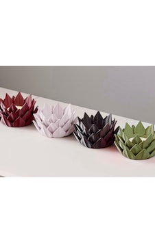Lotus Çiçeği Tasarımlı Tealight Mumluk Seti Lotus Çiçeği Tasarımlı Tealight Mumluk Seti