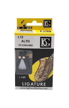 Saksofon Ligatür&kapak Bg L12 Standard - Deri Alto Saksofon Ligatür&kapak Bg L12 Standard - Deri Alto