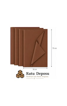 50x70 Cm Kahverengi Renk Pelur Kağıt 1kg 50x70 Cm Kahverengi Renk Pelur Kağıt 1kg