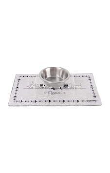 Tekli Seramik Dekoratif Kedi Ve Köpek Pleksi Mama & Su Kabı Kedi Paspası Tekli Seramik Dekoratif Kedi Ve Köpek Pleksi Mama & Su Kabı Kedi Paspası