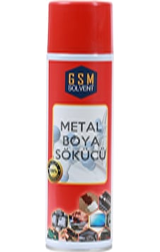 Gsm Solvent Metal Boya Sökücü Sprey 400 ML Gsm Solvent Metal Boya Sökücü Sprey 400 ML