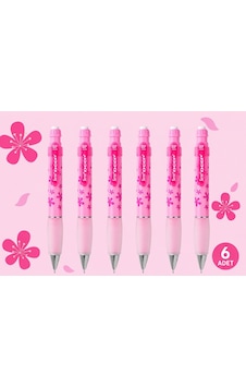 Versatil Kalem Deep 0.7 Mm Şeker Pembe Çiçek 6'lı Paket Versatil Kalem Deep 0.7 Mm Şeker Pembe Çiçek 6'lı Paket