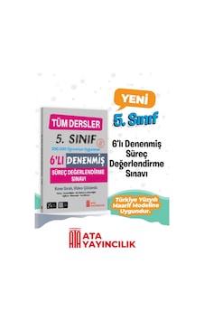 5. Sınıf Tüm Dersler Denenmiş 6'lı Süreç Değerlendirme Sınavı