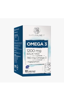 Naturalnest Omega 3 1200 Mg 60 Kapsül Naturalnest Omega 3 1200 Mg 60 Kapsül