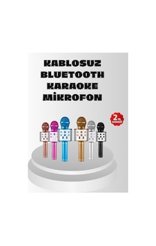 Northcity Kablosuz Bluetooth Karaoke Mikrofon Yankı Efektli - Evde Konser Deneyimi Northcity Kablosuz Bluetooth Karaoke Mikrofon Yankı Efektli - Evde Konser Deneyimi